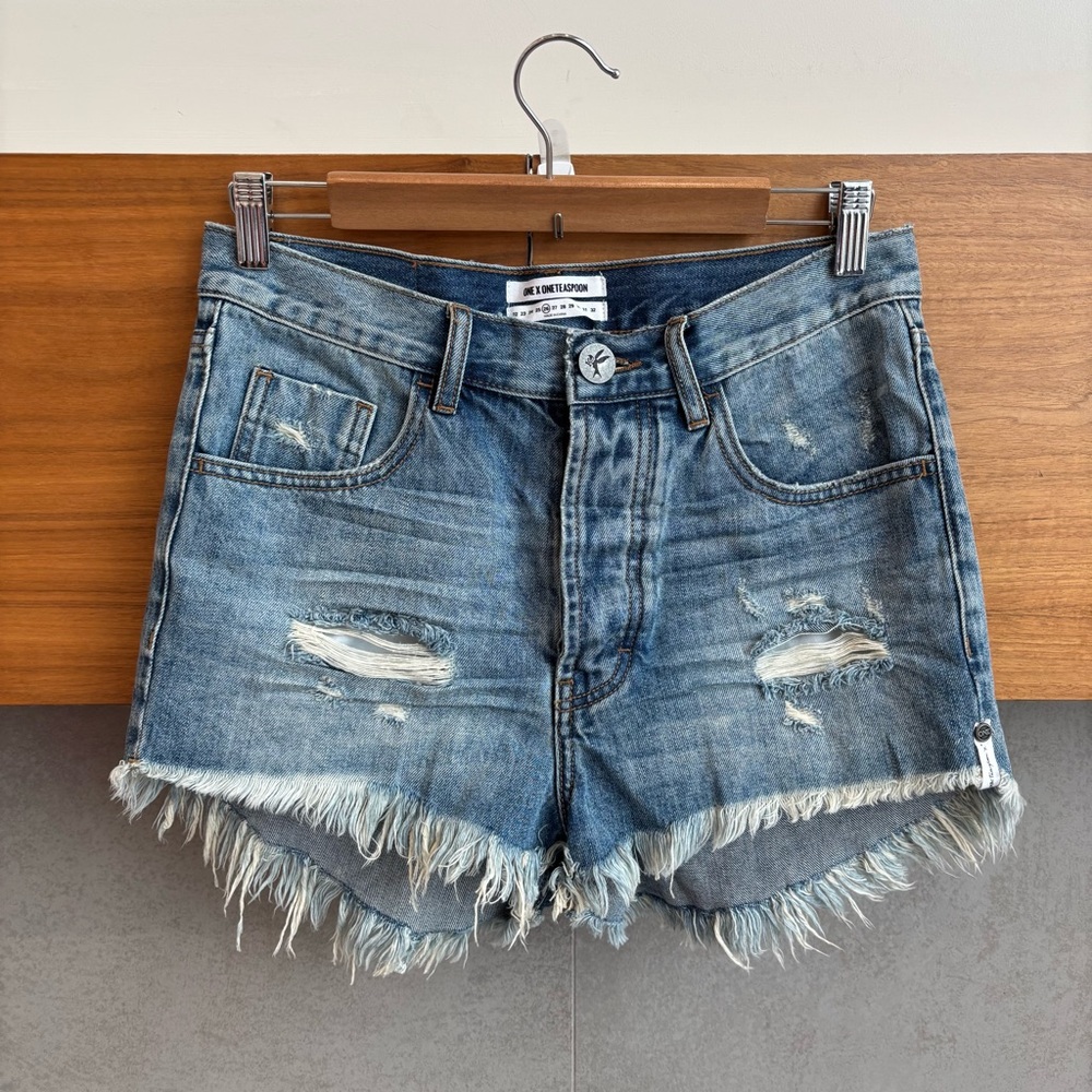 One X One Teaspoon Jeans Shorts